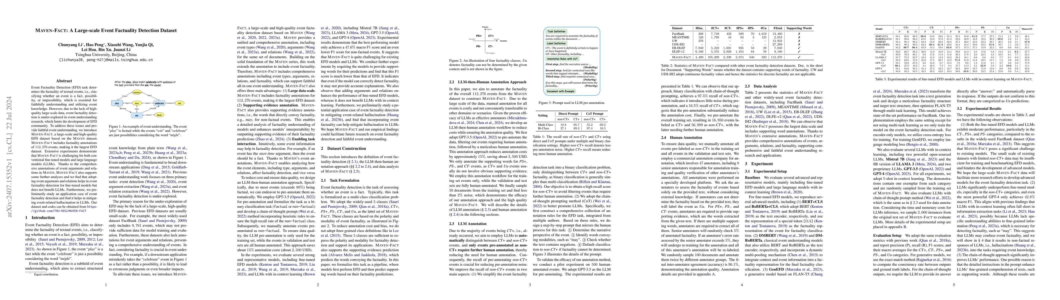 Thumbnail for MAVEN-Fact: A Large-scale Event Factuality Detection Dataset