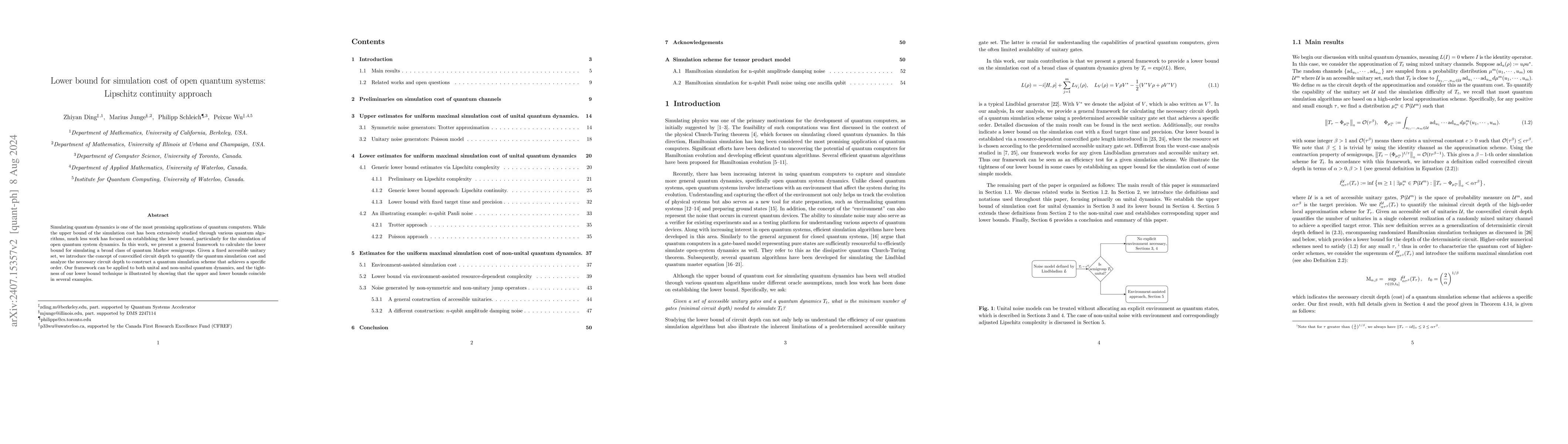 Thumbnail for Lower bound for simulation cost of open quantum systems: Lipschitz
  continuity approach