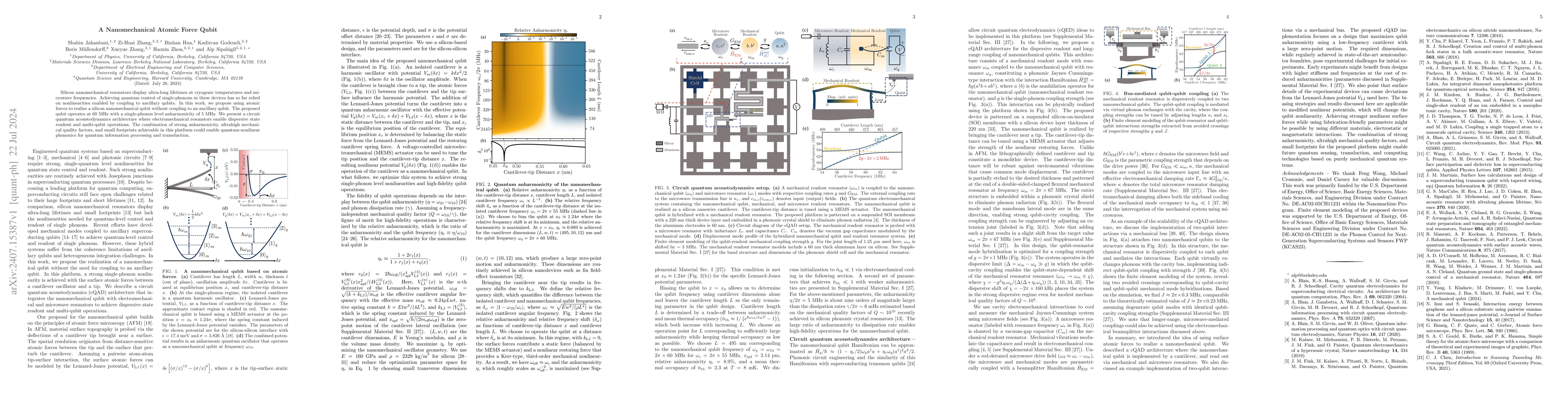 Thumbnail for A Nanomechanical Atomic Force Qubit