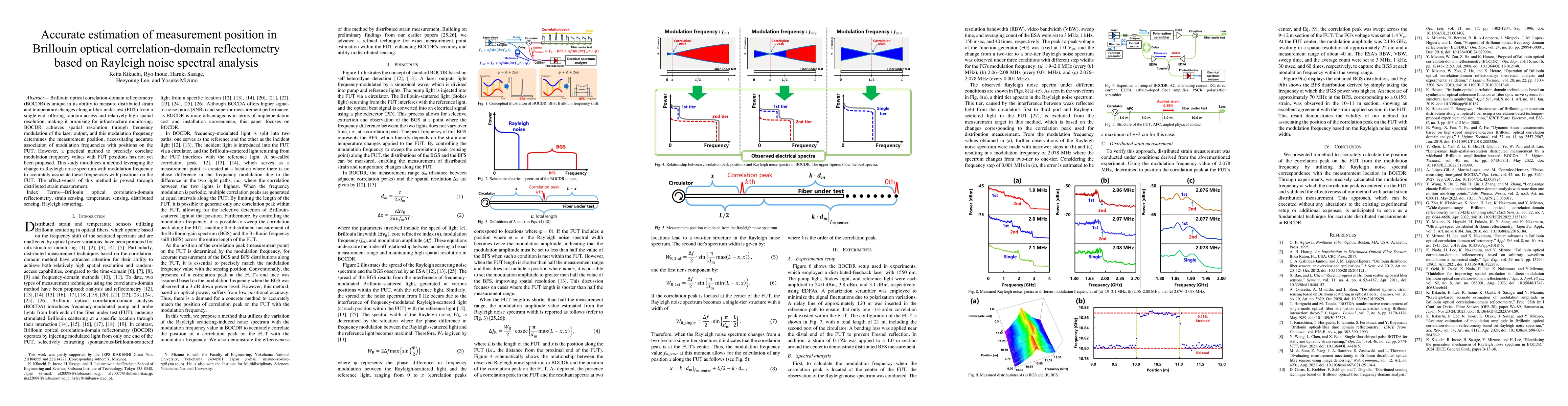 Thumbnail for Accurate estimation of measurement position in Brillouin optical
  correlation-domain reflectometry based on Rayleigh noise spectral analysis