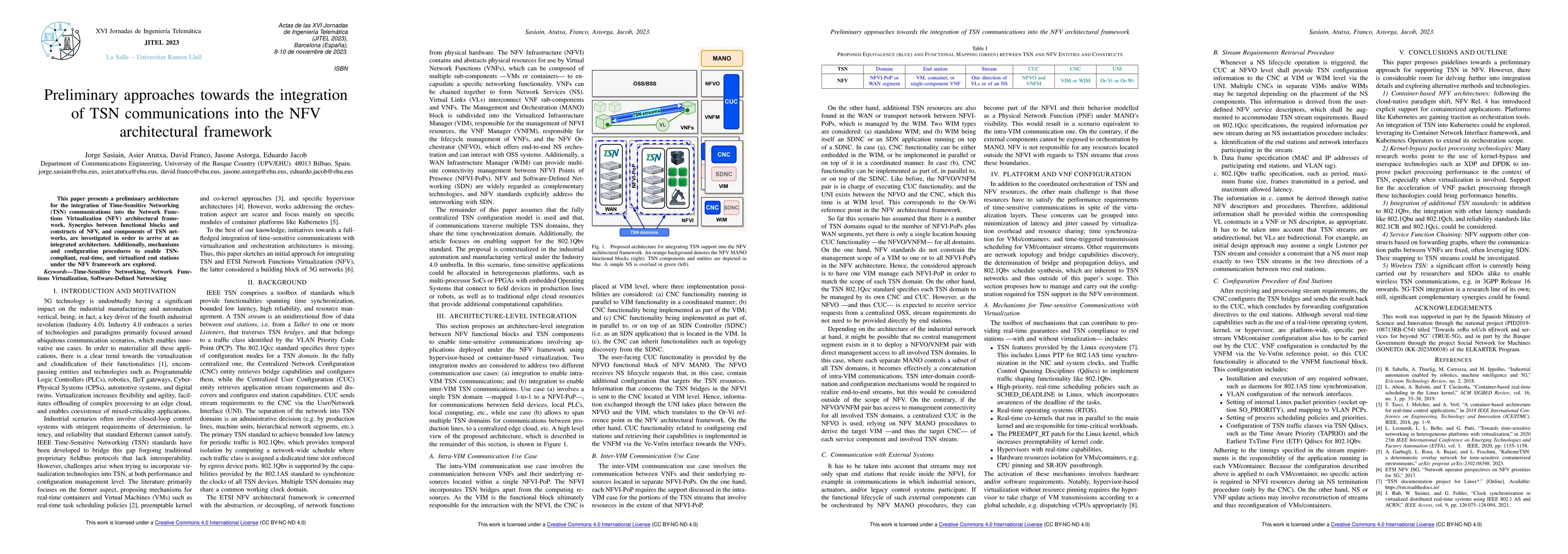 Thumbnail for Preliminary approaches towards the integration of TSN communications
  into the NFV architectural framework