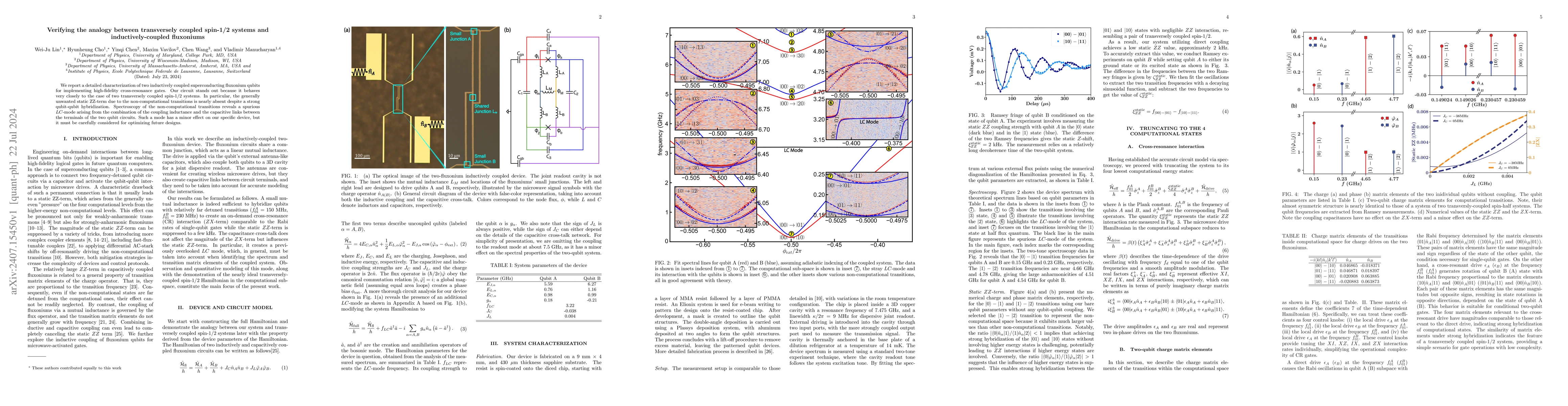 Thumbnail for Verifying the analogy between transversely coupled spin-1/2 systems and
  inductively-coupled fluxoniums