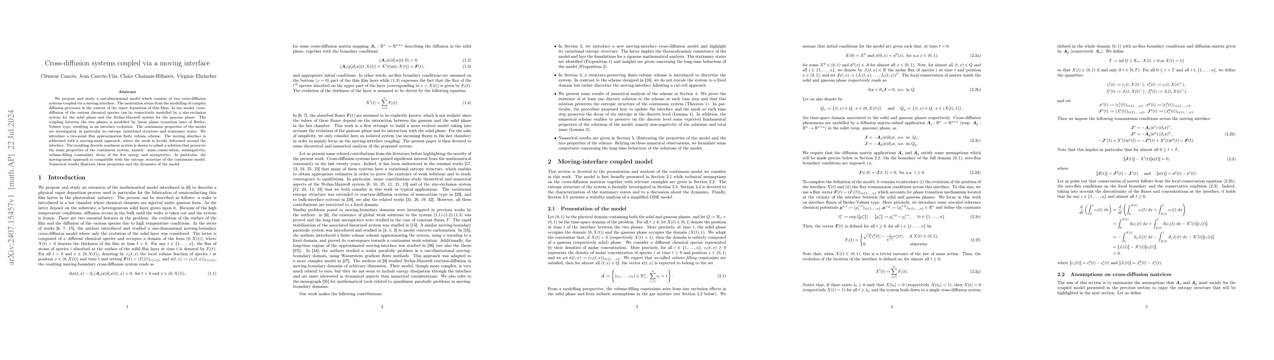 Thumbnail for Cross-diffusion systems coupled via a moving interface