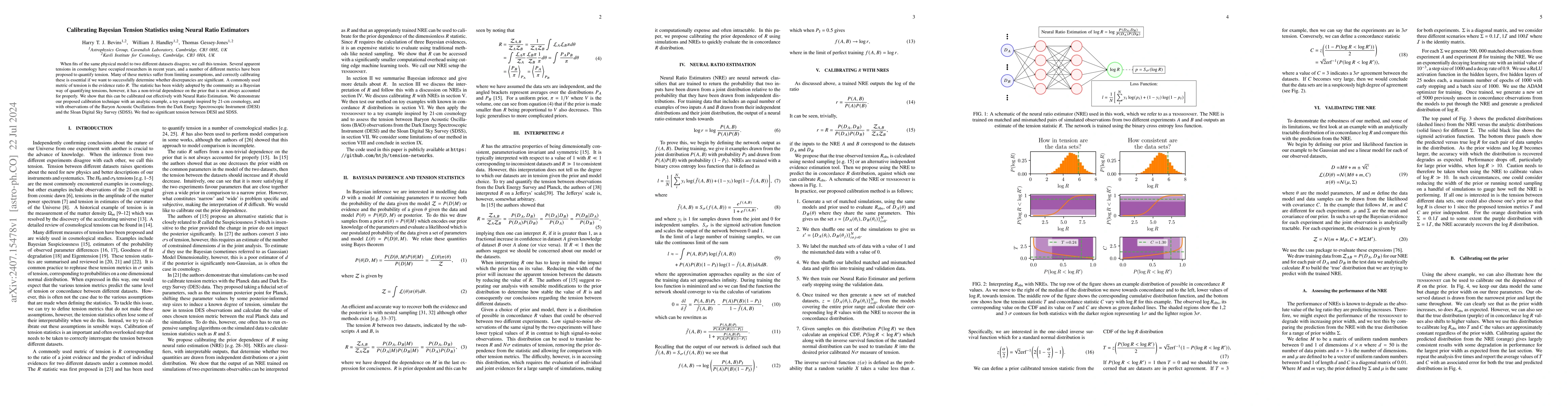 Thumbnail for Calibrating Bayesian Tension Statistics using Neural Ratio Estimation