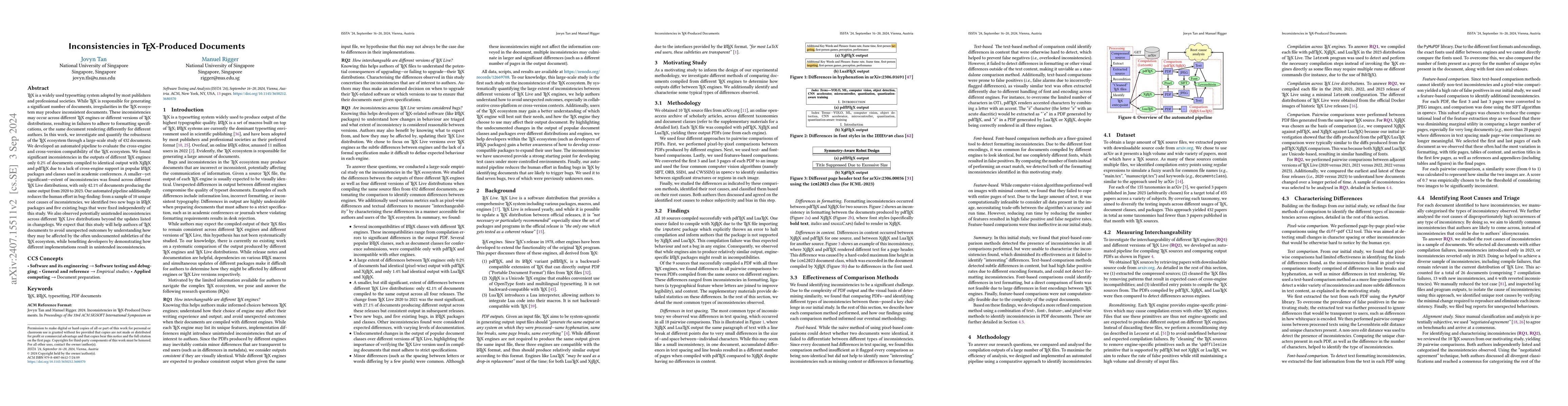 Thumbnail for Inconsistencies in TeX-Produced Documents