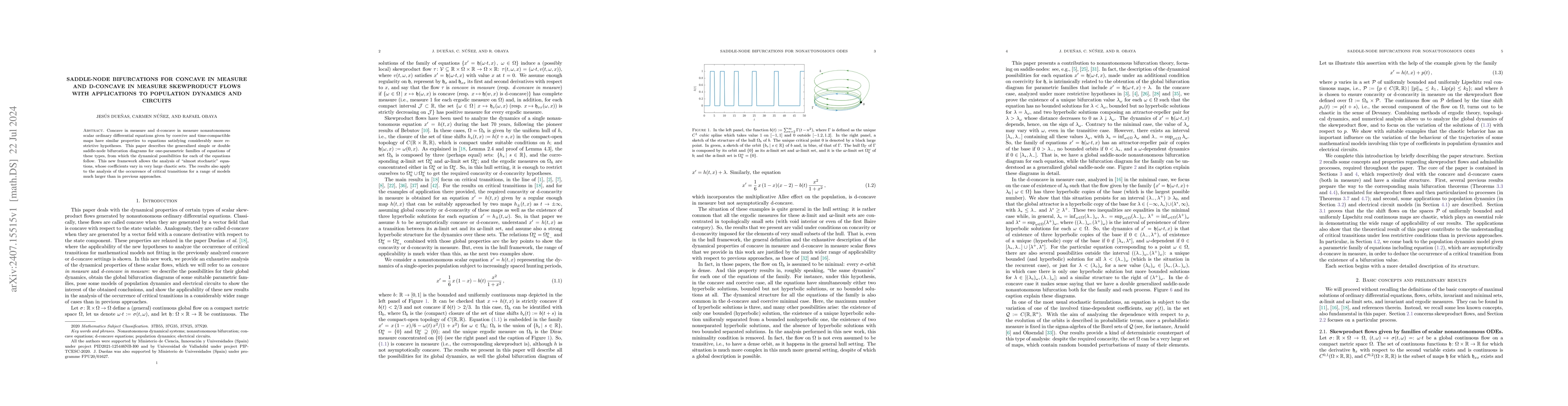 Thumbnail for Saddle-node bifurcations for concave in measure and d-concave in measure
  skewproduct flows with applications to population dynamics and circuits