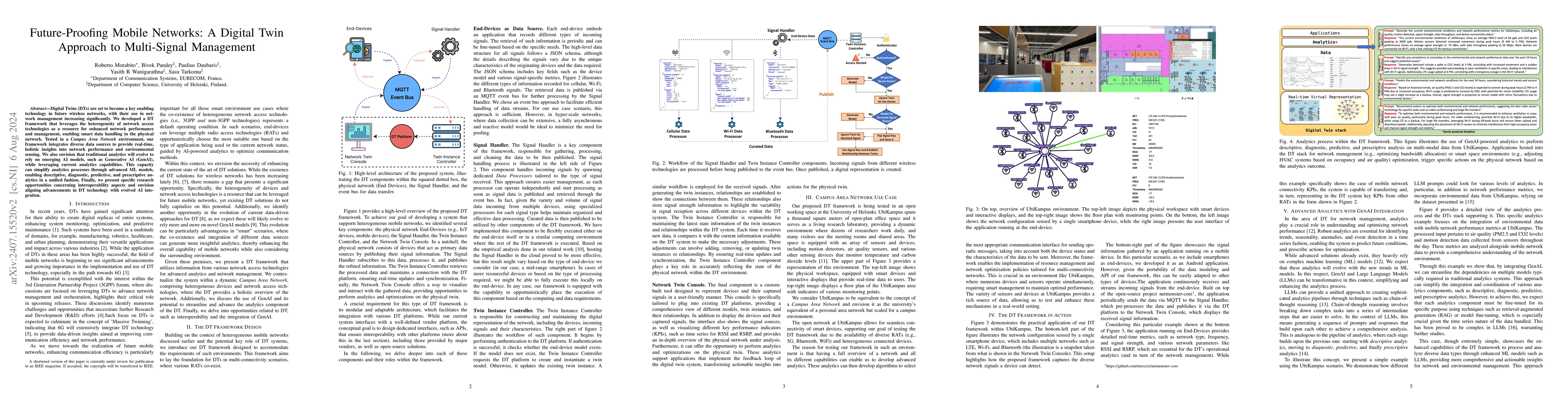 Thumbnail for Future-Proofing Mobile Networks: A Digital Twin Approach to Multi-Signal
  Management