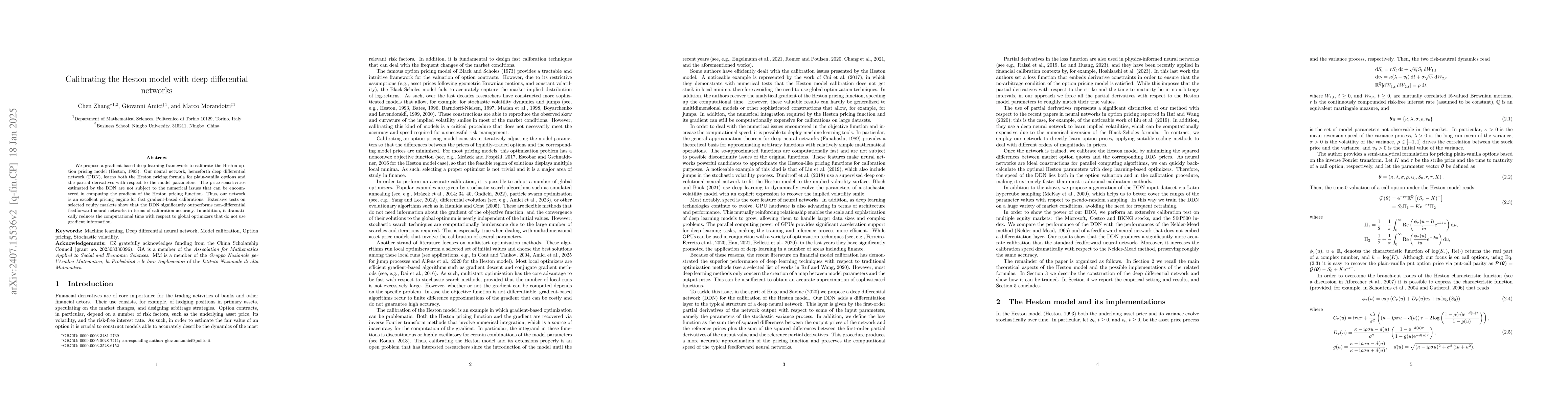 Thumbnail for Calibrating the Heston Model with Deep Differential Networks