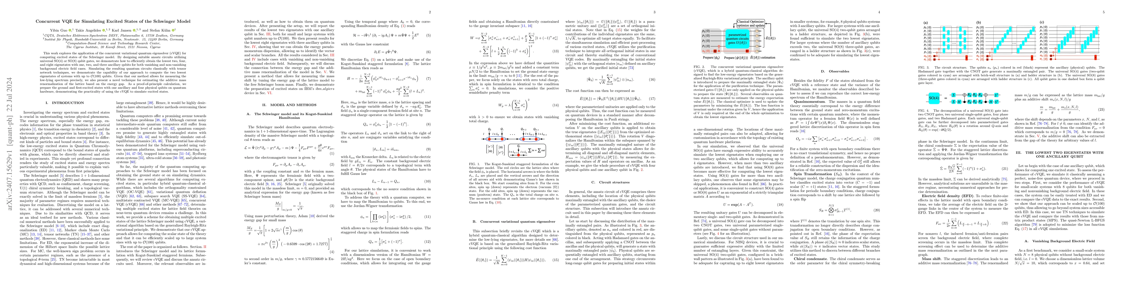 Thumbnail for Concurrent VQE for Simulating Excited States of the Schwinger Model