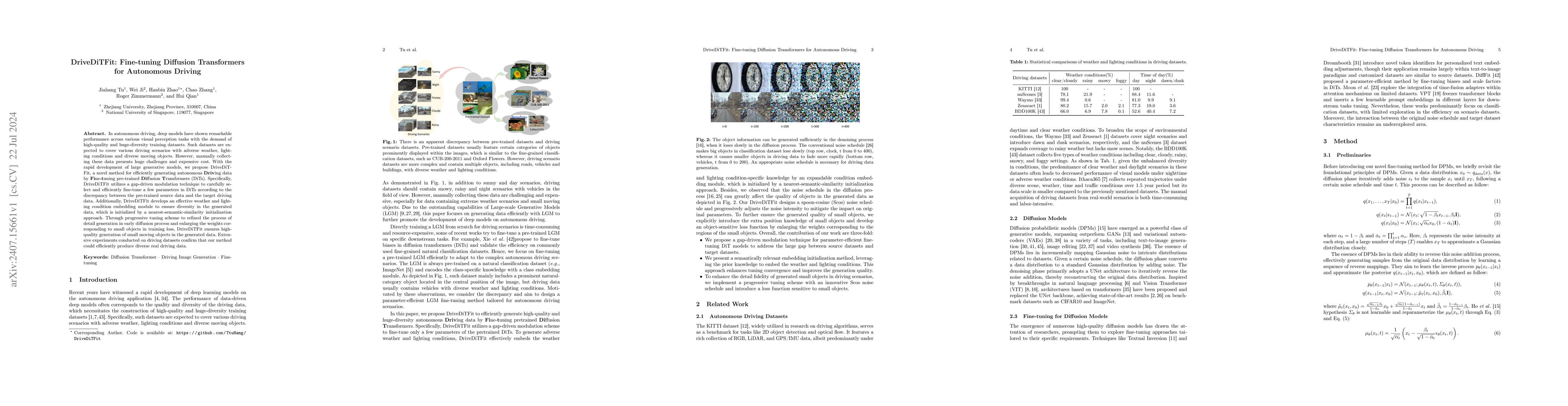 Thumbnail for DriveDiTFit: Fine-tuning Diffusion Transformers for Autonomous Driving