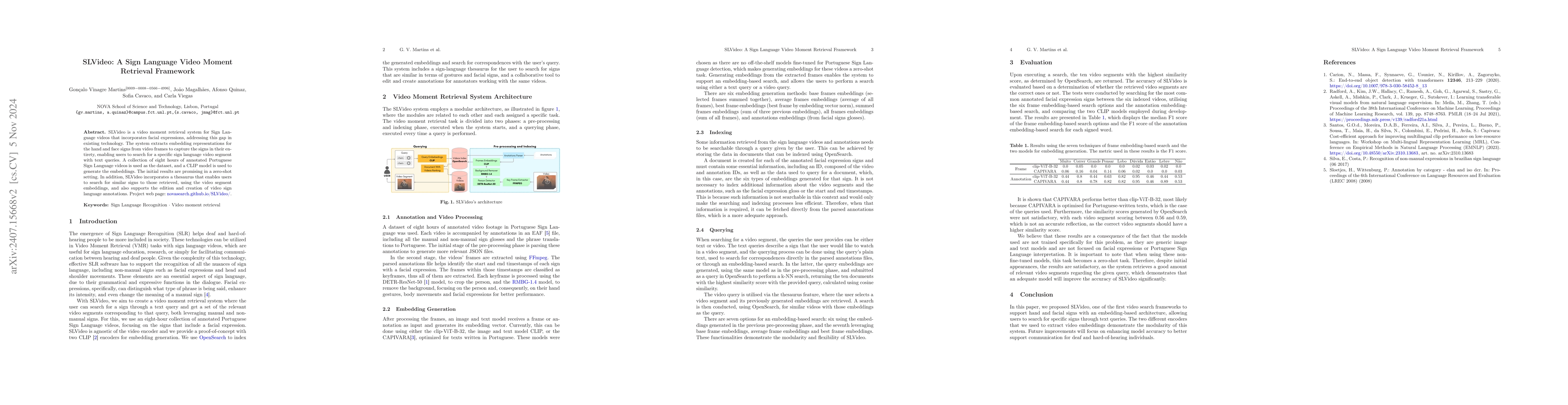 Thumbnail for SLVideo: A Sign Language Video Moment Retrieval Framework