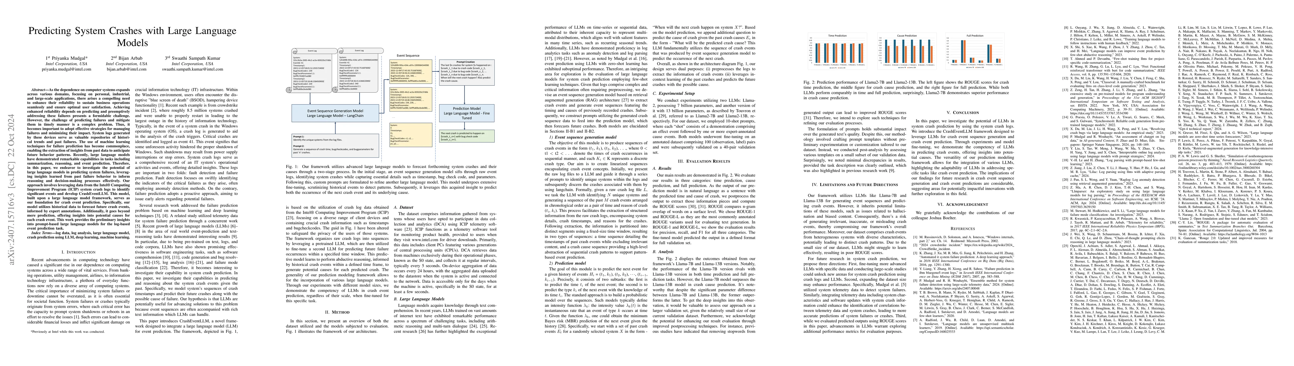 Thumbnail for CrashEventLLM: Predicting System Crashes with Large Language Models