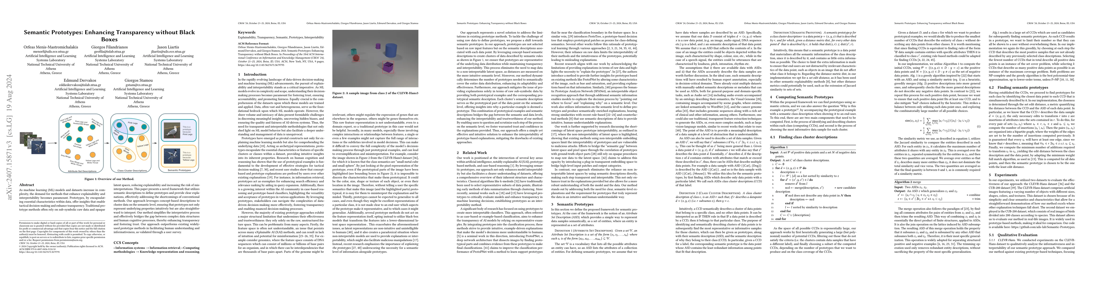 Thumbnail for Semantic Prototypes: Enhancing Transparency Without Black Boxes