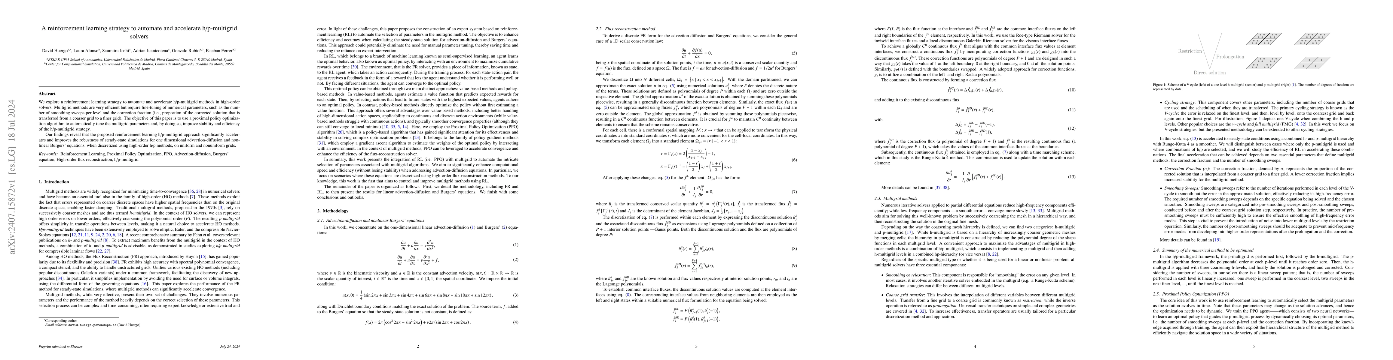 Thumbnail for A reinforcement learning strategy to automate and accelerate
  h/p-multigrid solvers