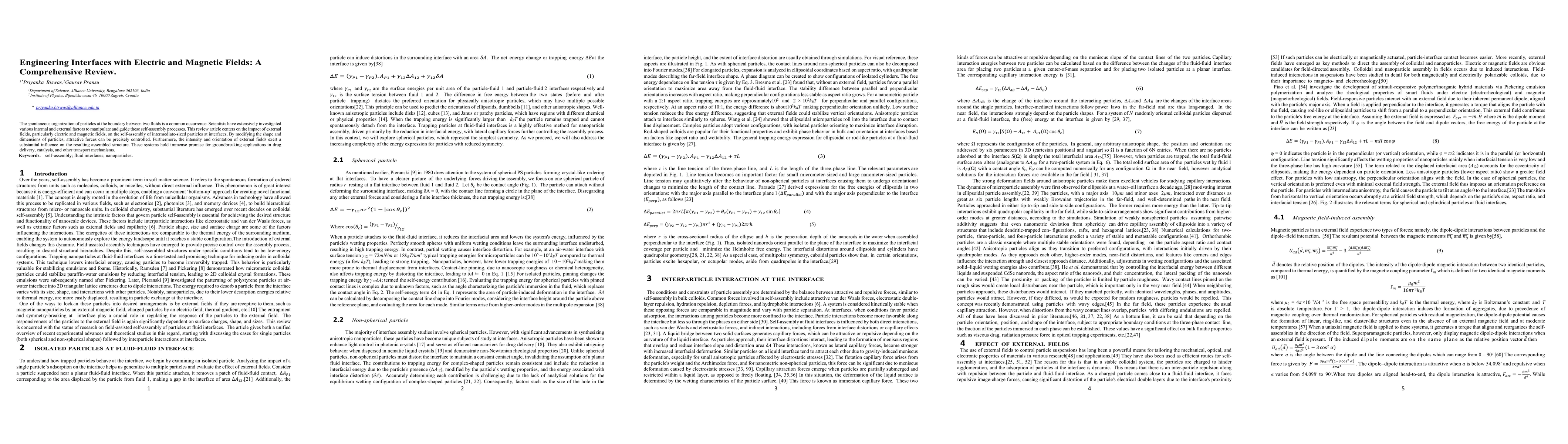 Thumbnail for Field-assisted self-assembly at fluid-fluid interfaces