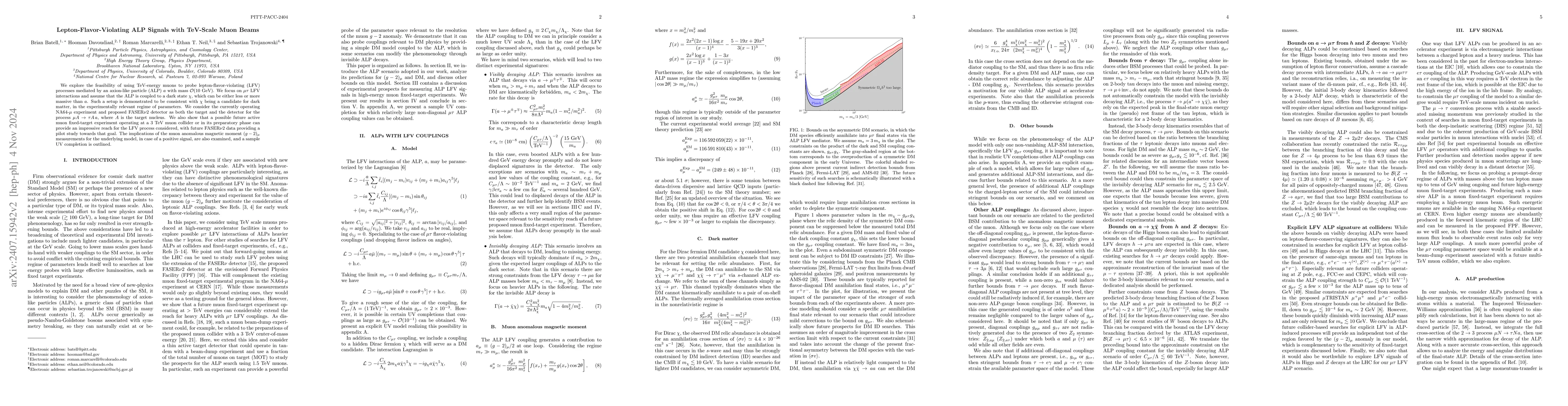 Thumbnail for Lepton-Flavor-Violating ALP Signals with TeV-Scale Muon Beams