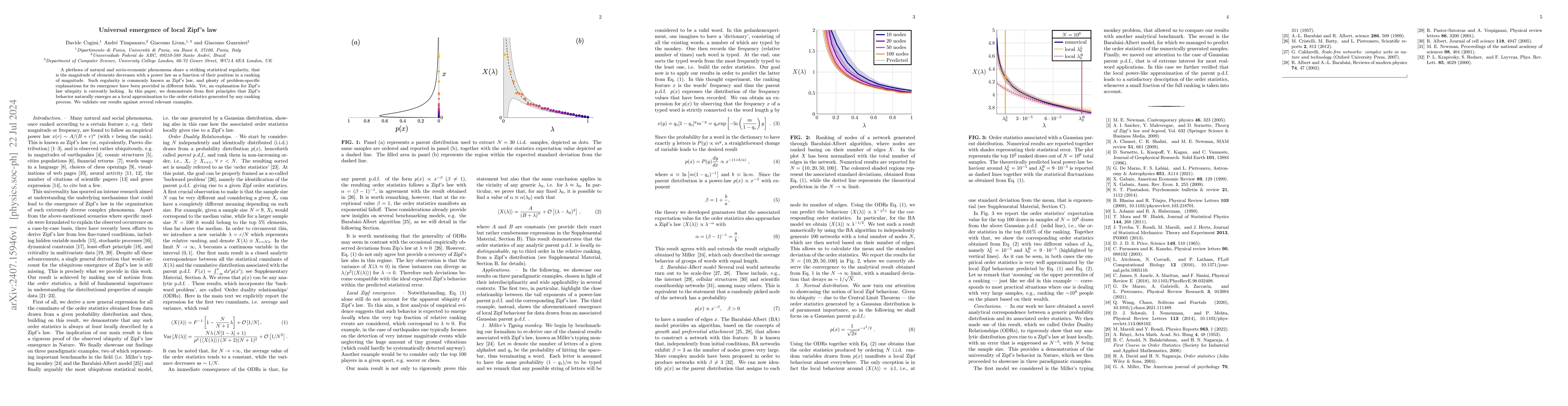 Thumbnail for Universal emergence of local Zipf's law