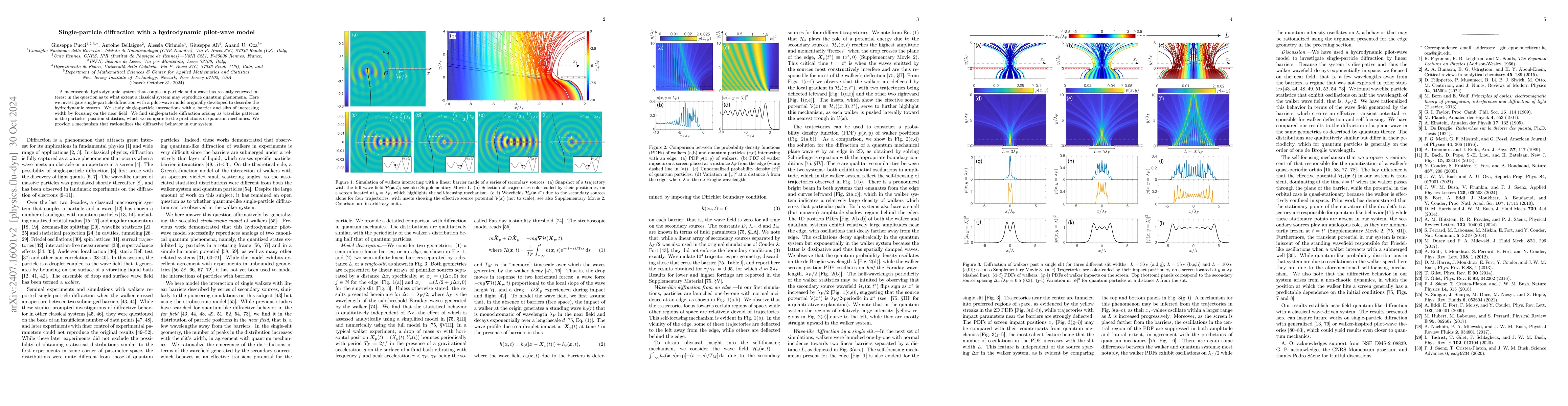 Thumbnail for Single-particle diffraction with a hydrodynamic pilot-wave model