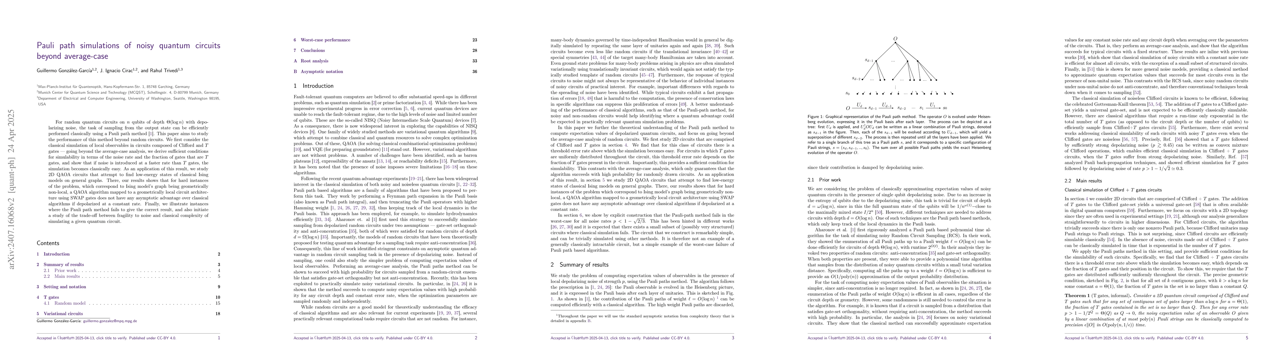 Thumbnail for Pauli path simulations of noisy quantum circuits beyond average case