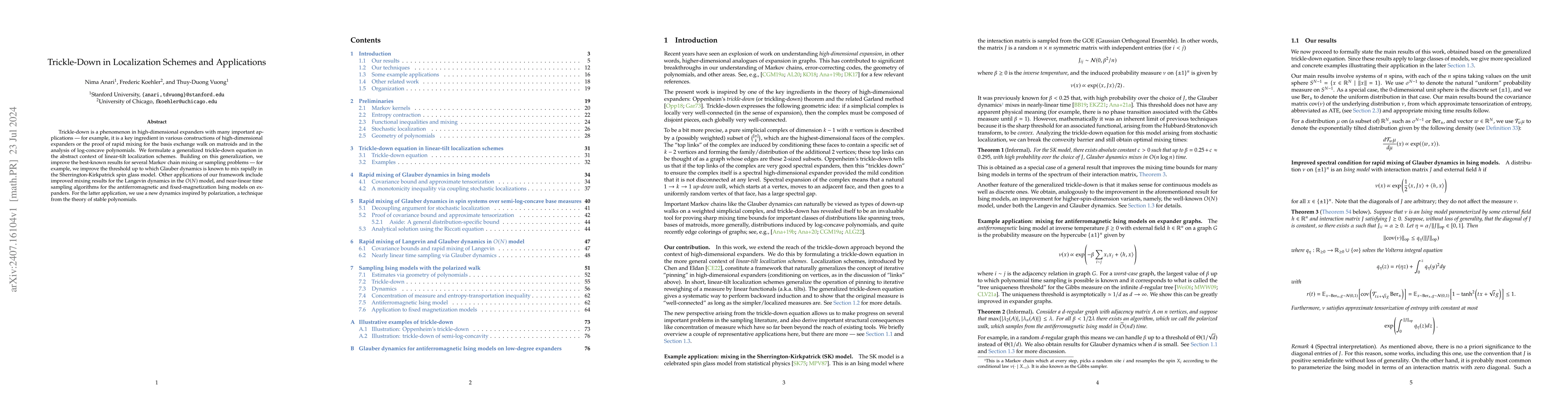 Thumbnail for Trickle-Down in Localization Schemes and Applications