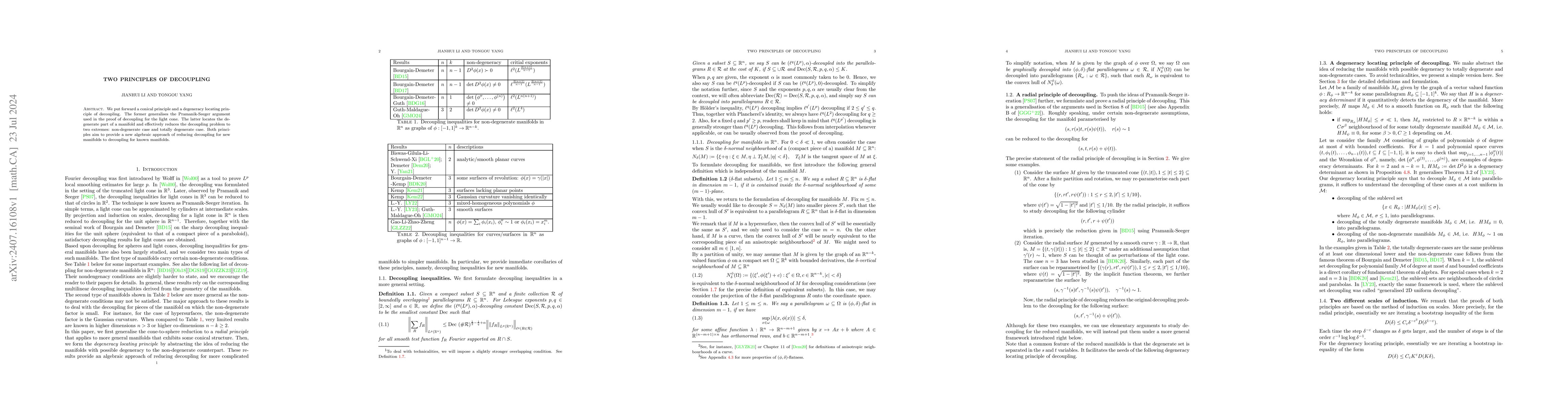 Thumbnail for Two principles of decoupling