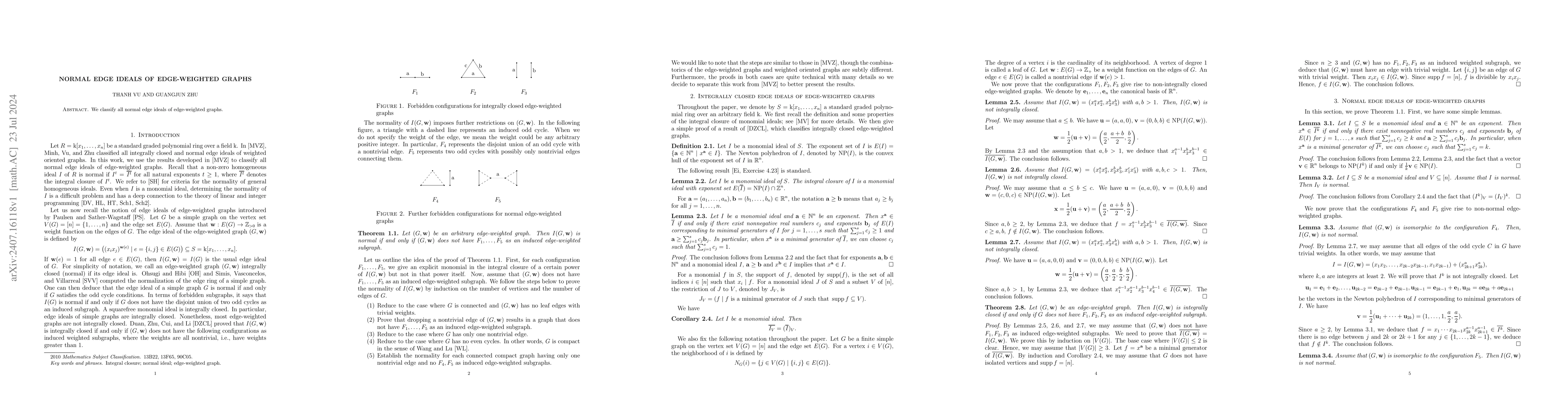 Thumbnail for Normal edge ideals of edge-weighted graphs