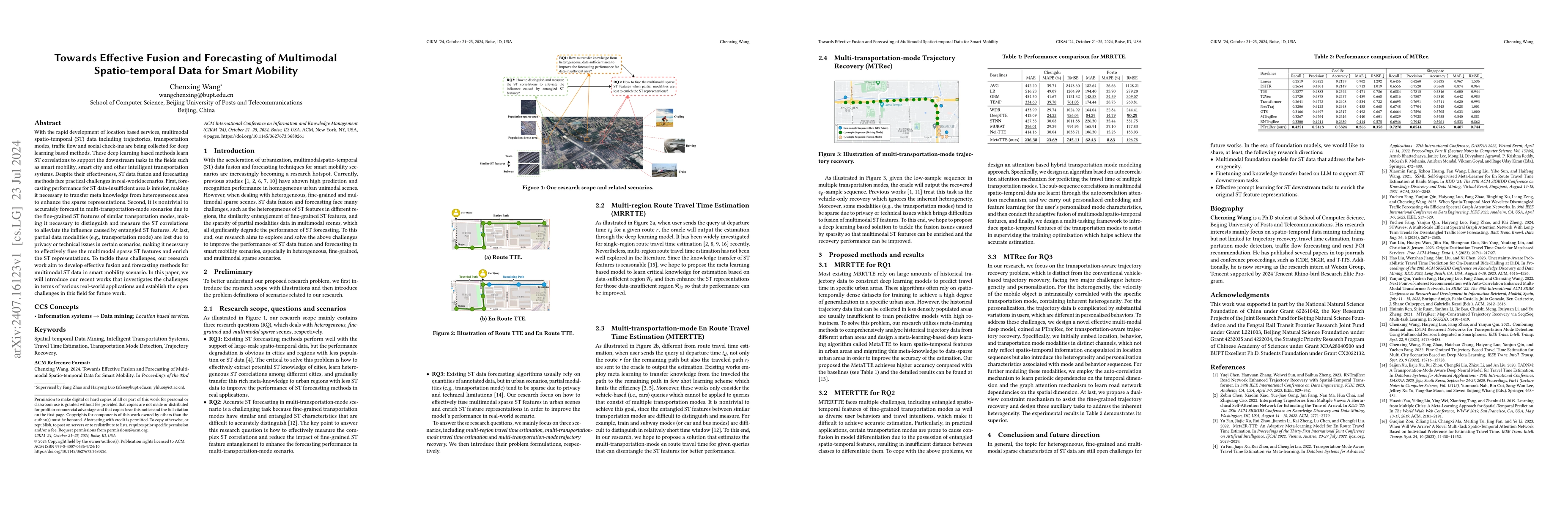 Thumbnail for Towards Effective Fusion and Forecasting of Multimodal Spatio-temporal
  Data for Smart Mobility