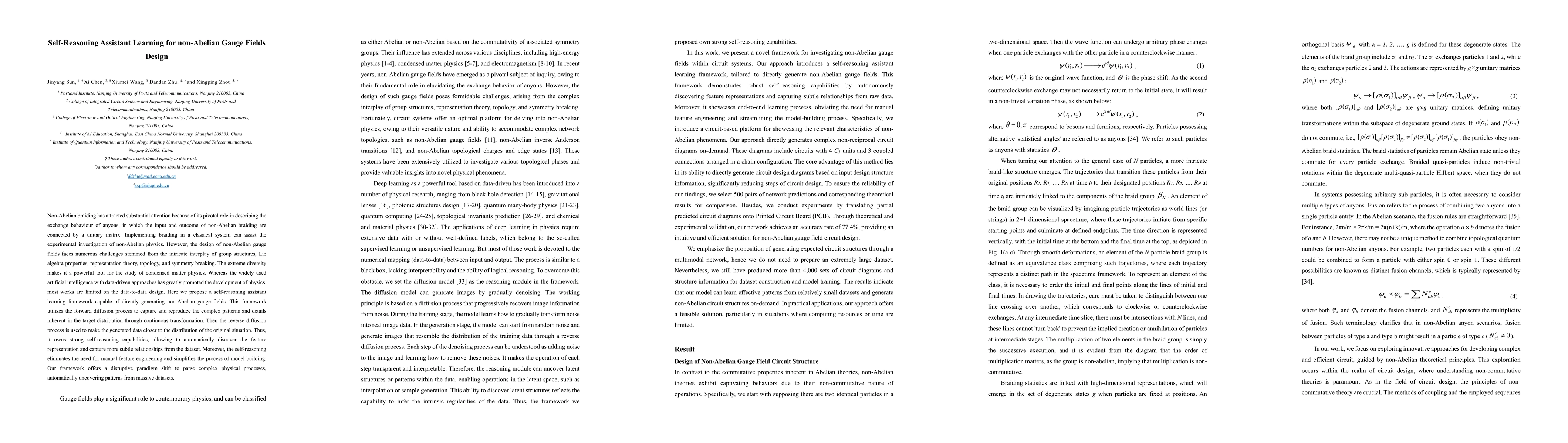 Thumbnail for Self-Reasoning Assistant Learning for non-Abelian Gauge Fields Design