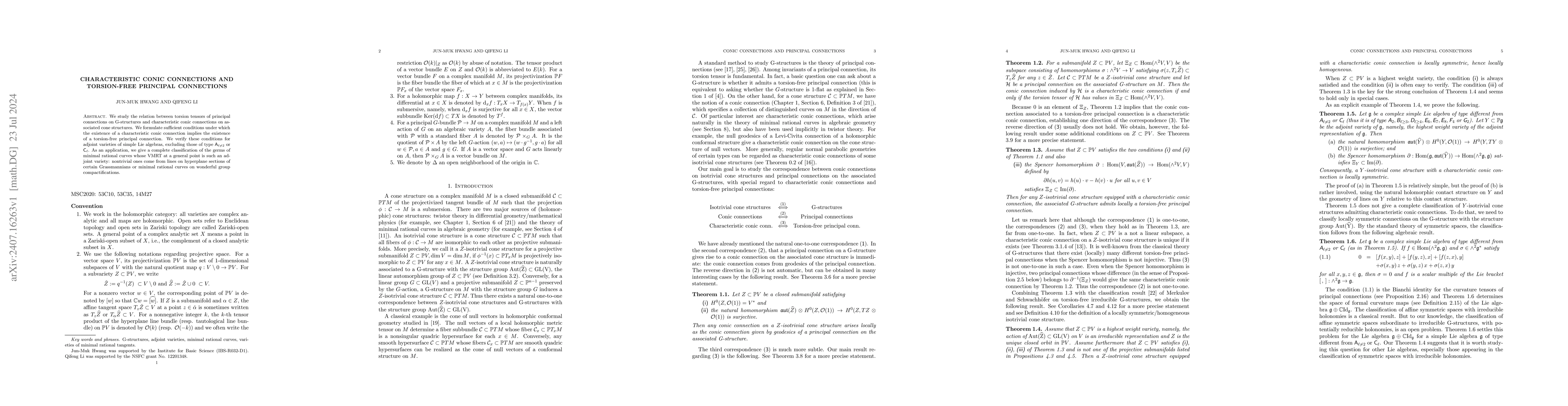 Thumbnail for Characteristic conic connections and torsion-free principal connections