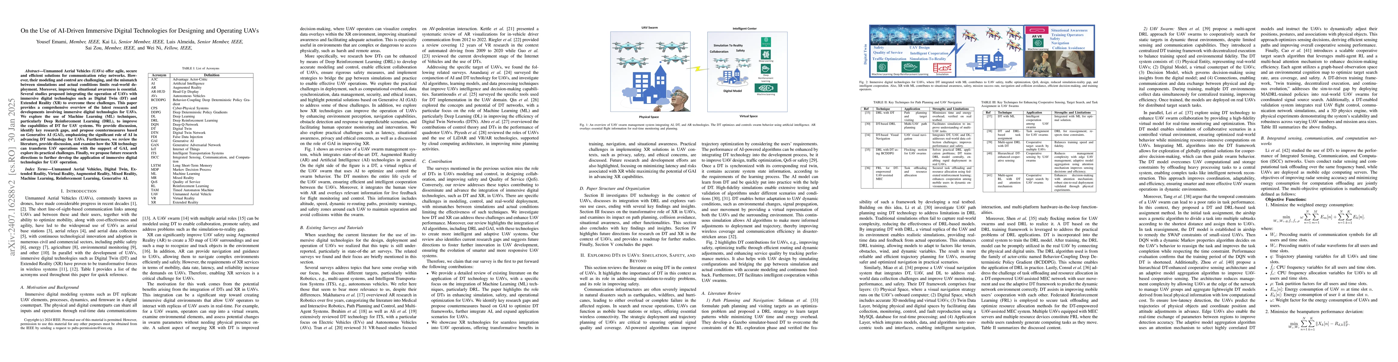 Thumbnail for On the Use of Immersive Digital Technologies for Designing and Operating
  UAVs