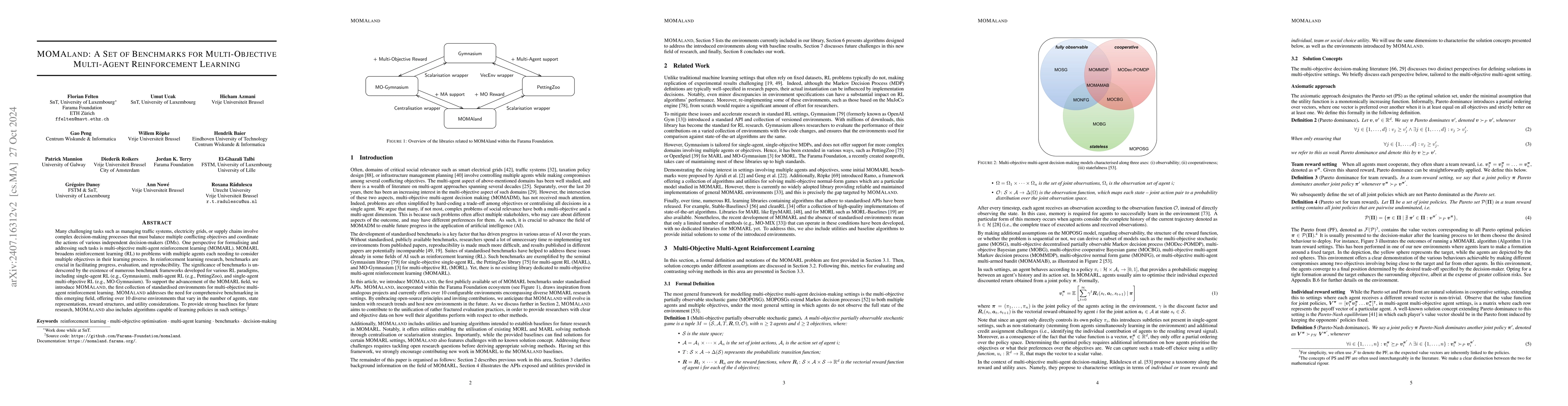 Thumbnail for MOMAland: A Set of Benchmarks for Multi-Objective Multi-Agent
  Reinforcement Learning