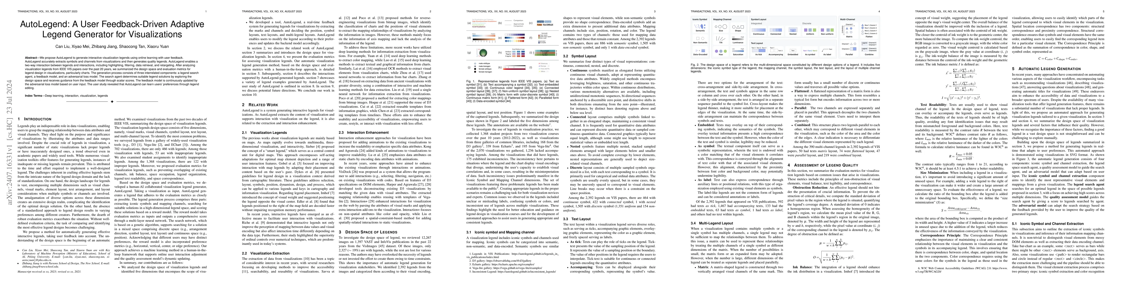 Thumbnail for AutoLegend: A User Feedback-Driven Adaptive Legend Generator for
  Visualizations