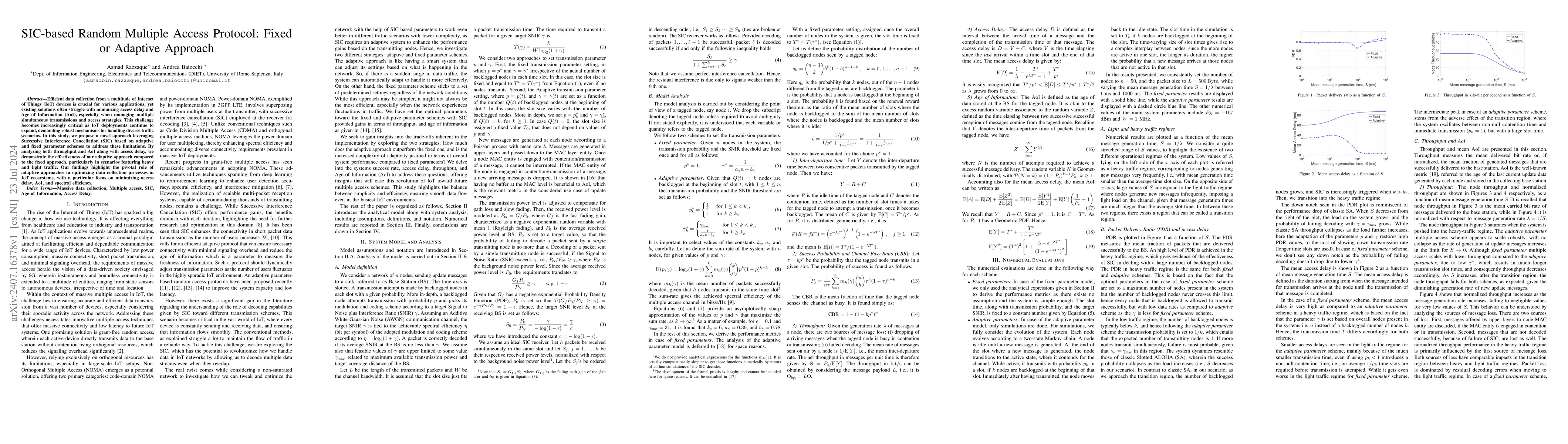 Thumbnail for SIC-based Random Multiple Access Protocol: Fixed or Adaptive Approach