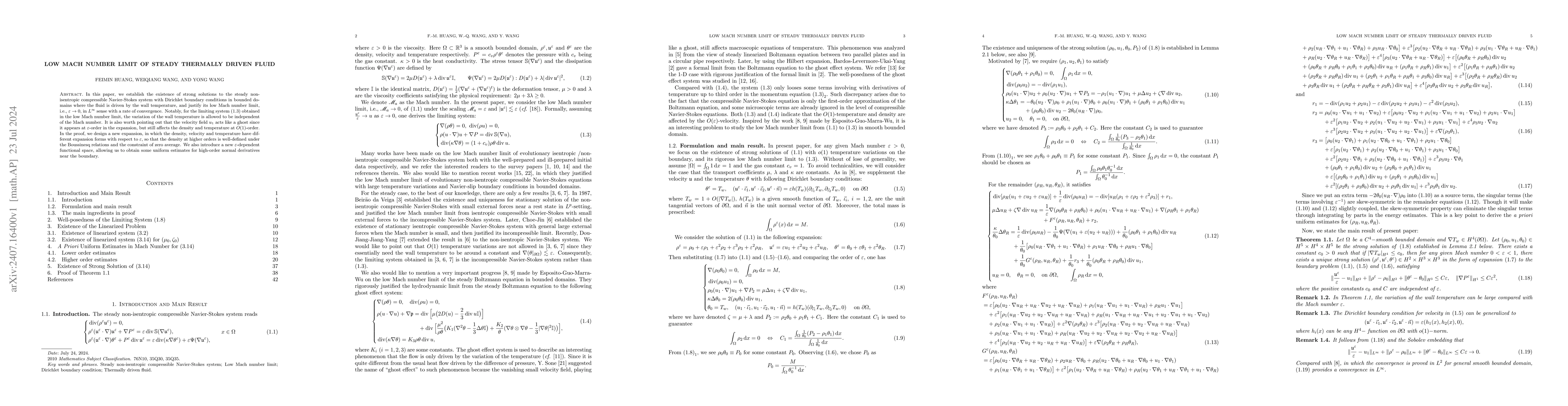 Thumbnail for Low Mach number Limit of Steady Thermally Driven Fluid