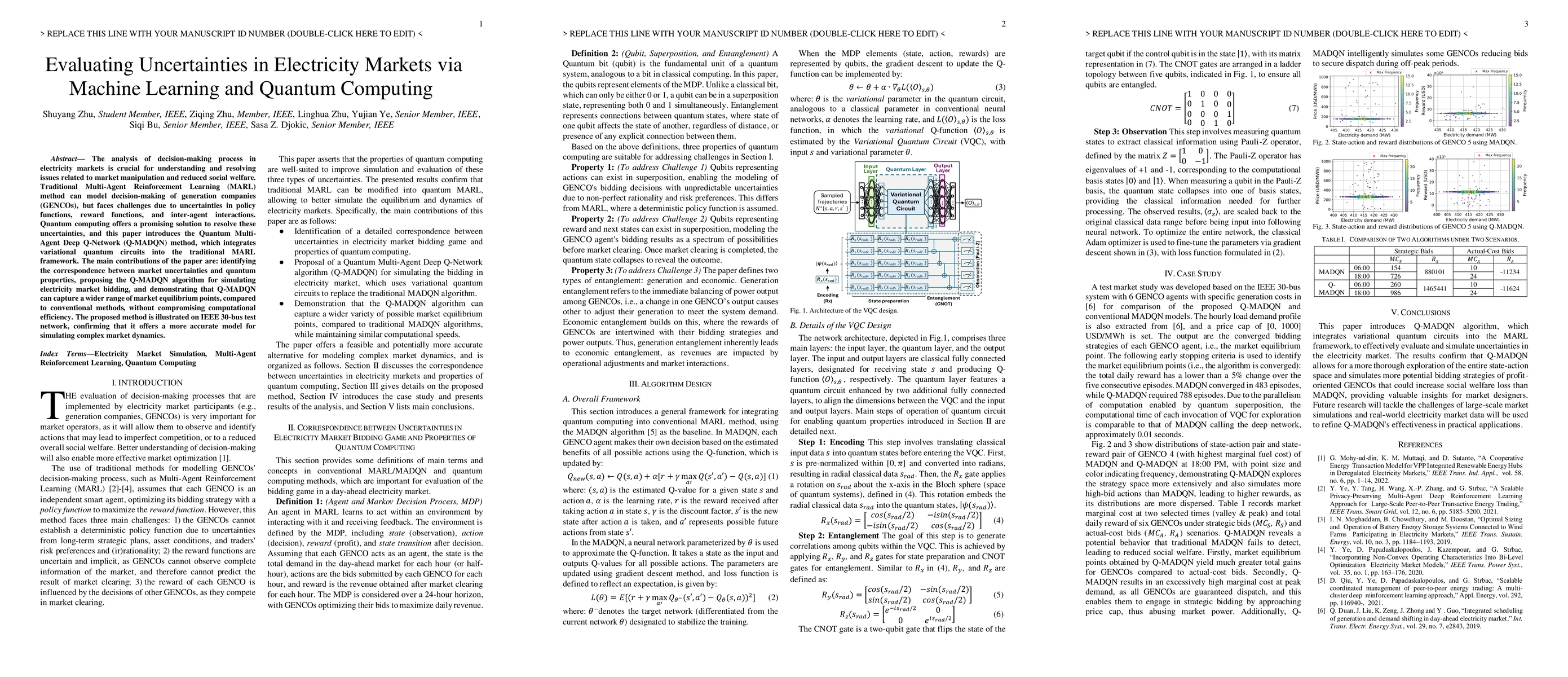 Thumbnail for Evaluating Uncertainties in Electricity Markets via Machine Learning and
  Quantum Computing