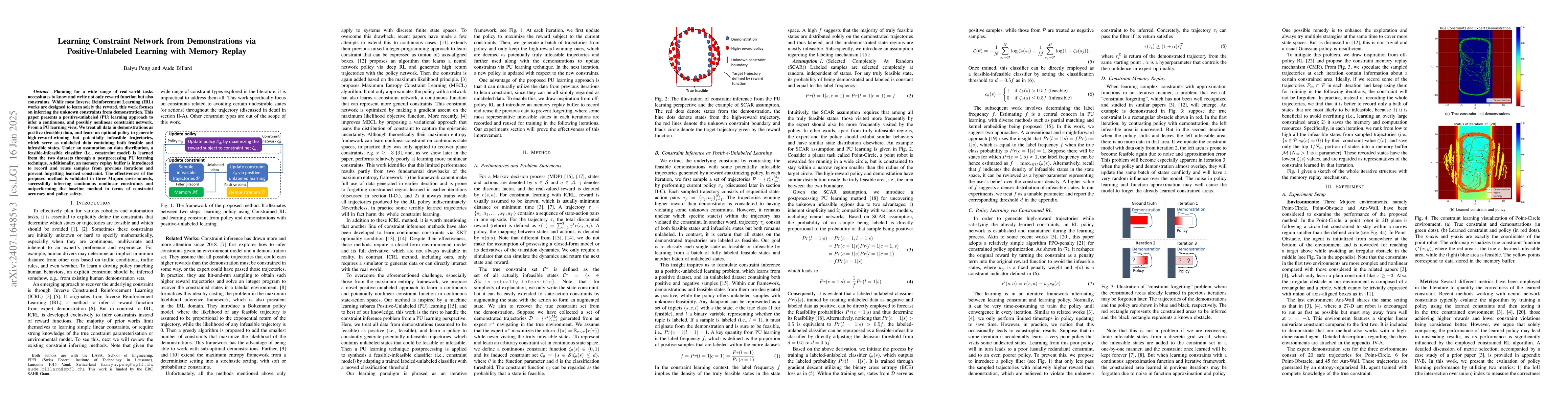 Thumbnail for Learning General Continuous Constraint from Demonstrations via
  Positive-Unlabeled Learning
