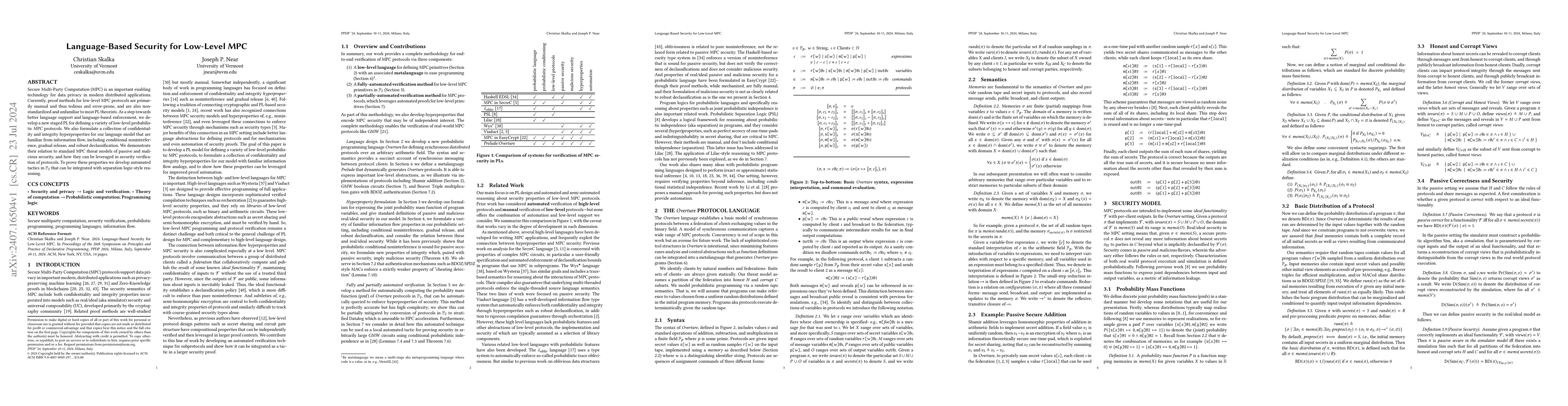 Thumbnail for Language-Based Security for Low-Level MPC