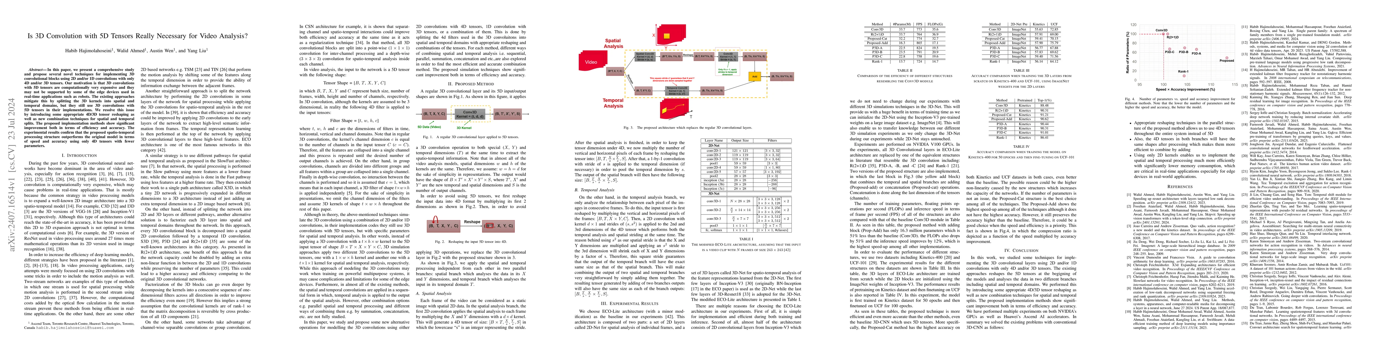 Thumbnail for Is 3D Convolution with 5D Tensors Really Necessary for Video Analysis?