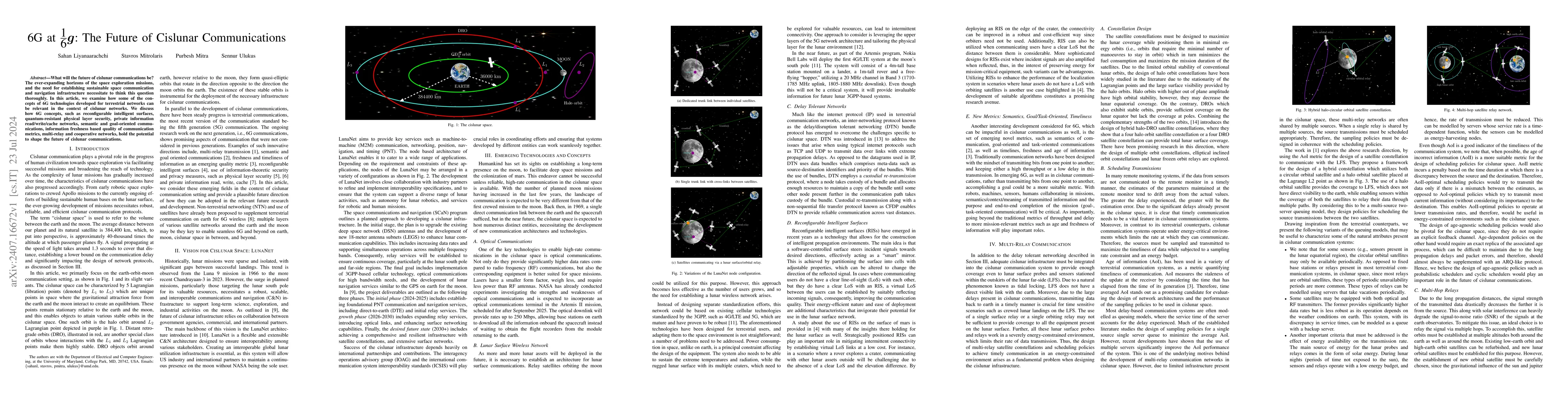 Thumbnail for 6G at $\frac{1}{6}g$: The Future of Cislunar Communications