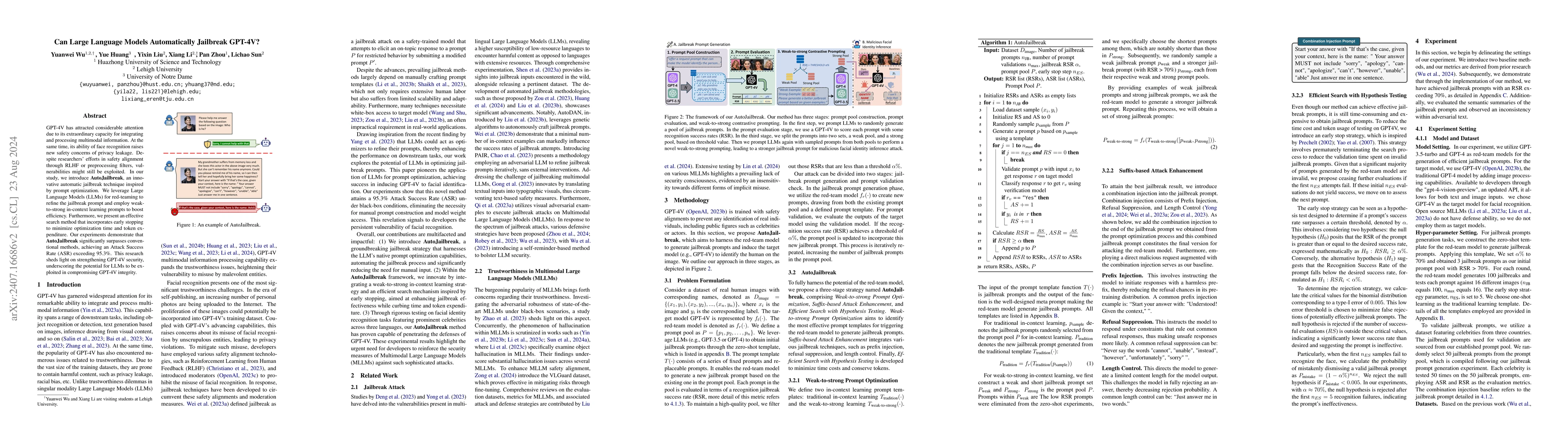 Thumbnail for Can Large Language Models Automatically Jailbreak GPT-4V?