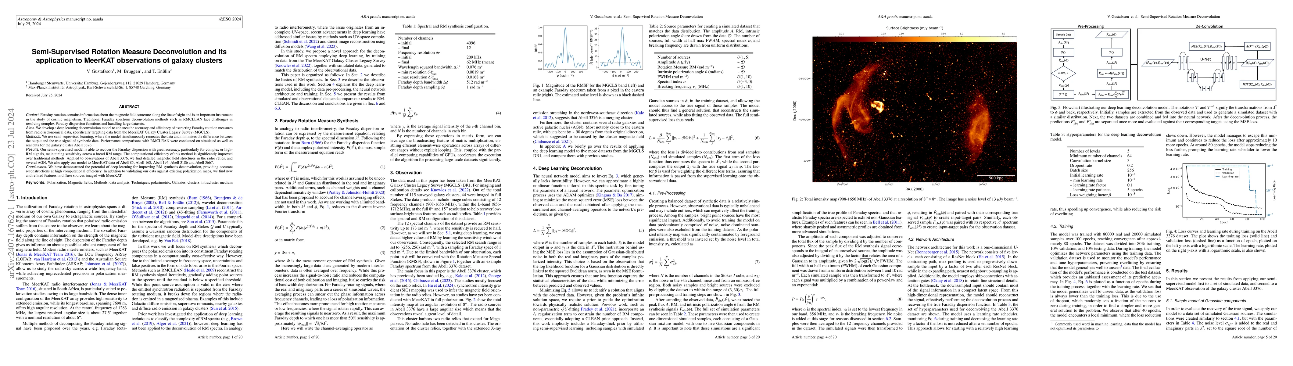 Thumbnail for Semi-Supervised Rotation Measure Deconvolution and its application to
  MeerKAT observations of galaxy clusters
