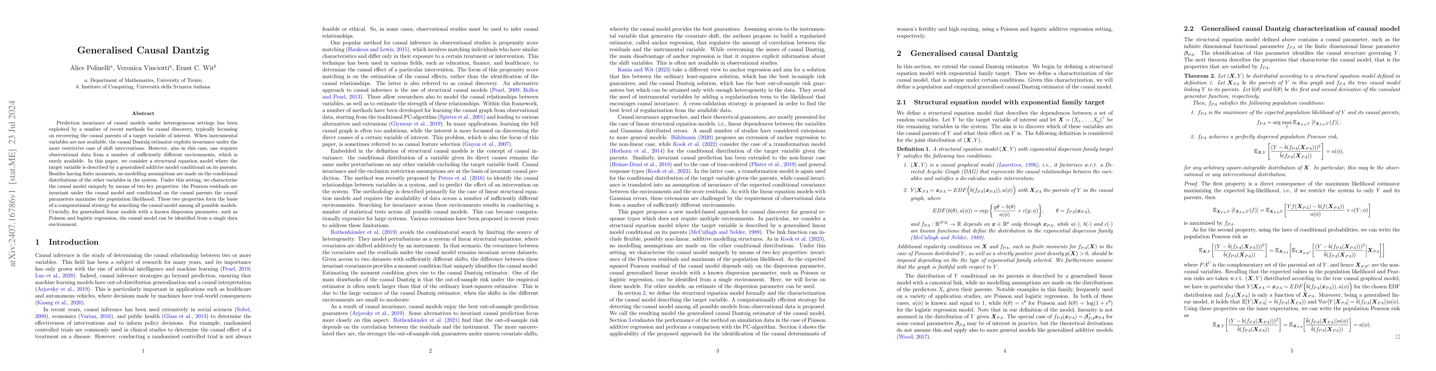 Thumbnail for Generalised Causal Dantzig