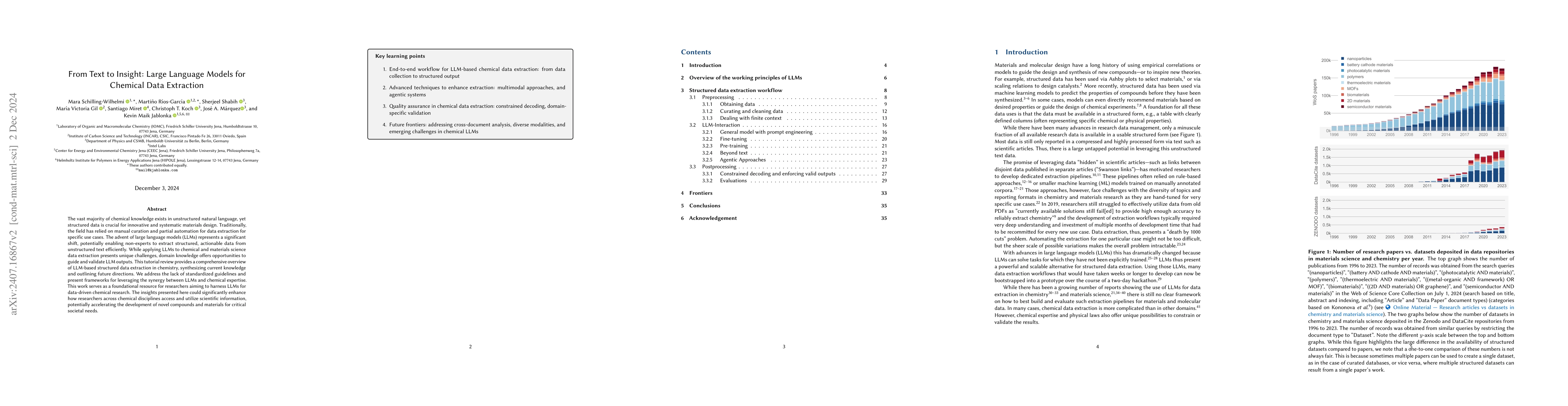 Thumbnail for From Text to Insight: Large Language Models for Materials Science Data
  Extraction