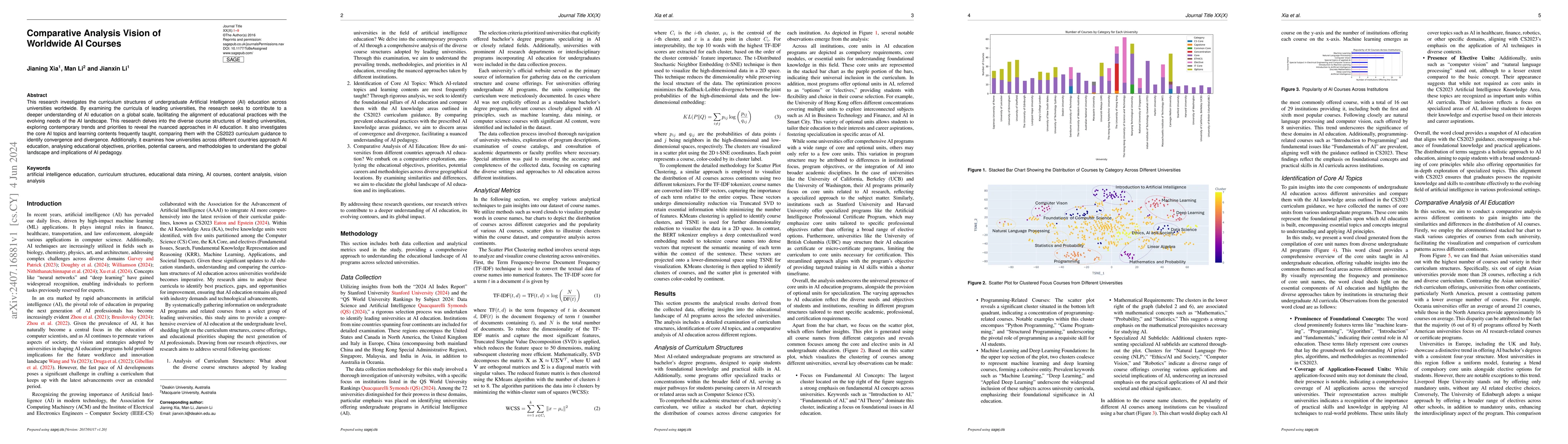 Thumbnail for Comparative Analysis Vision of Worldwide AI Courses