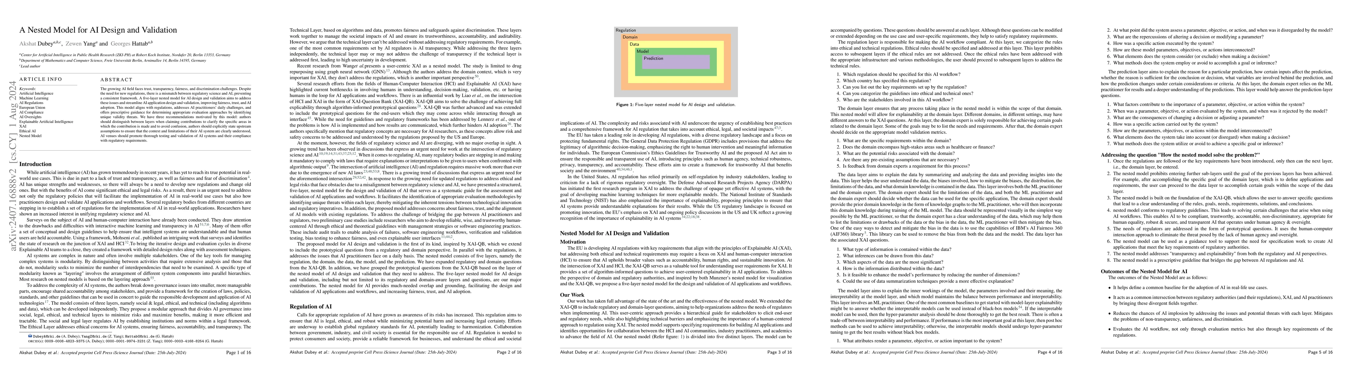 Thumbnail for A Nested Model for AI Design and Validation