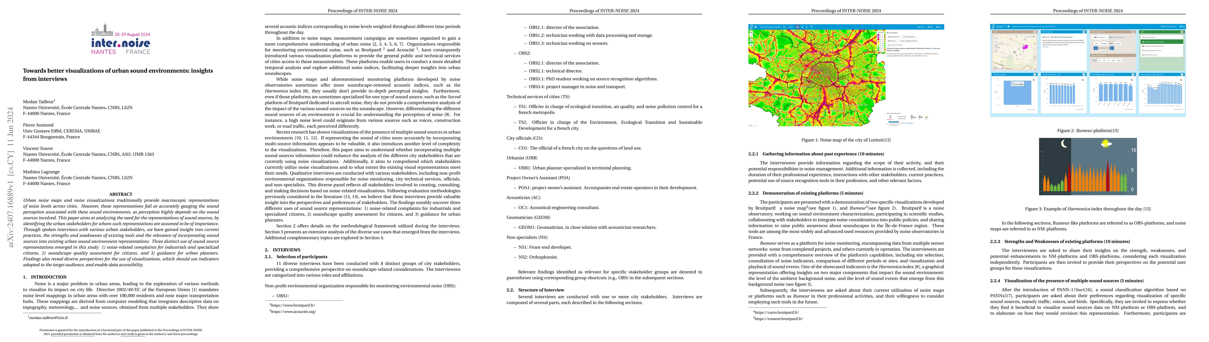 Thumbnail for Towards better visualizations of urban sound environments: insights from
  interviews