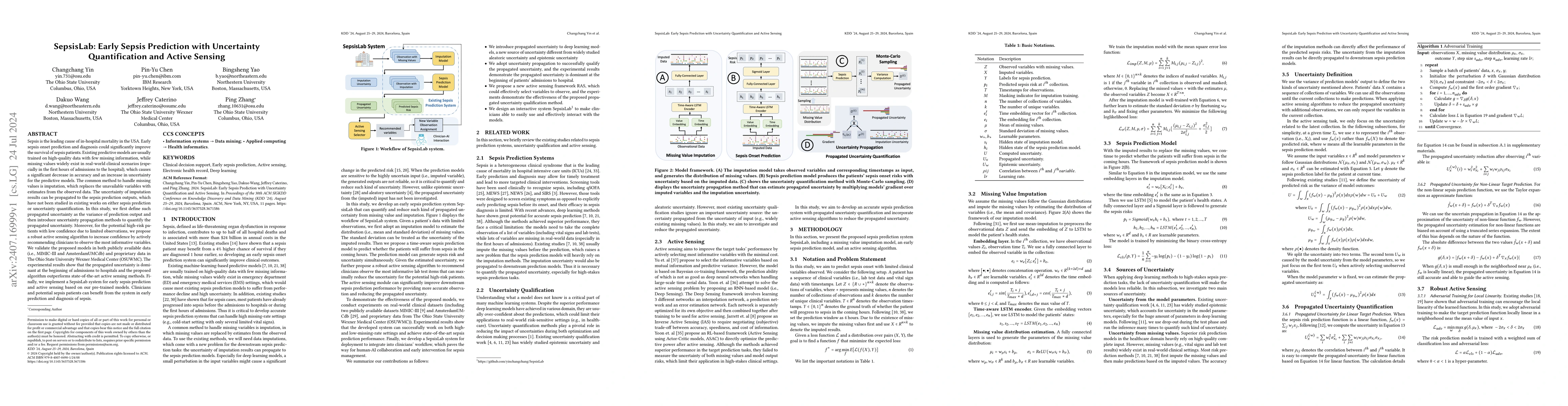 Thumbnail for SepsisLab: Early Sepsis Prediction with Uncertainty Quantification and
  Active Sensing