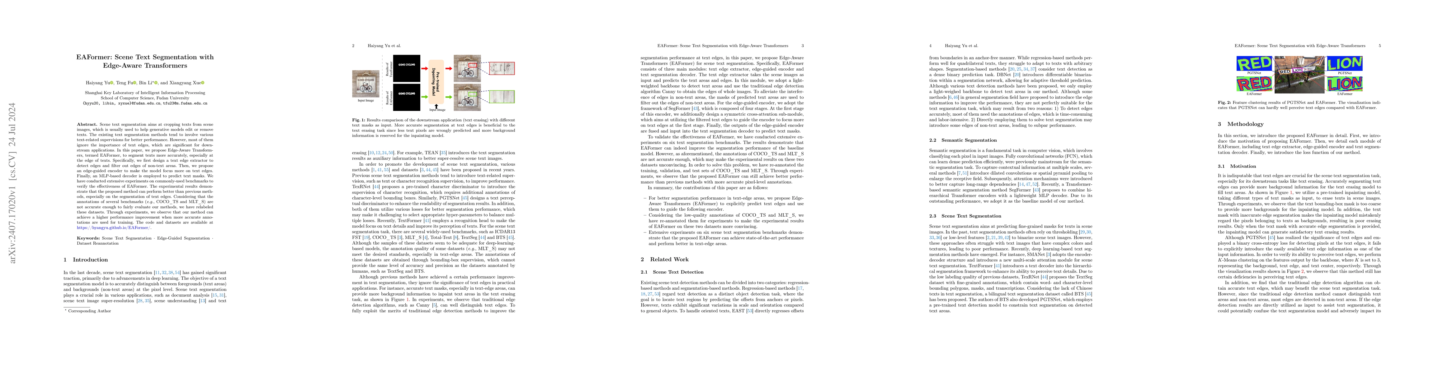 Thumbnail for EAFormer: Scene Text Segmentation with Edge-Aware Transformers