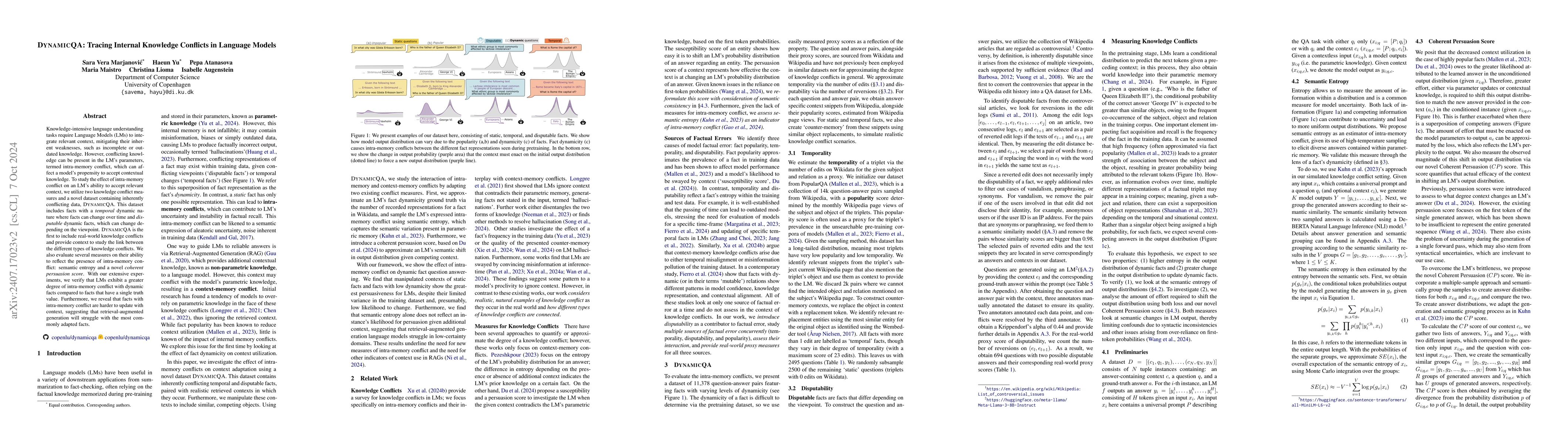 Thumbnail for From Internal Conflict to Contextual Adaptation of Language Models