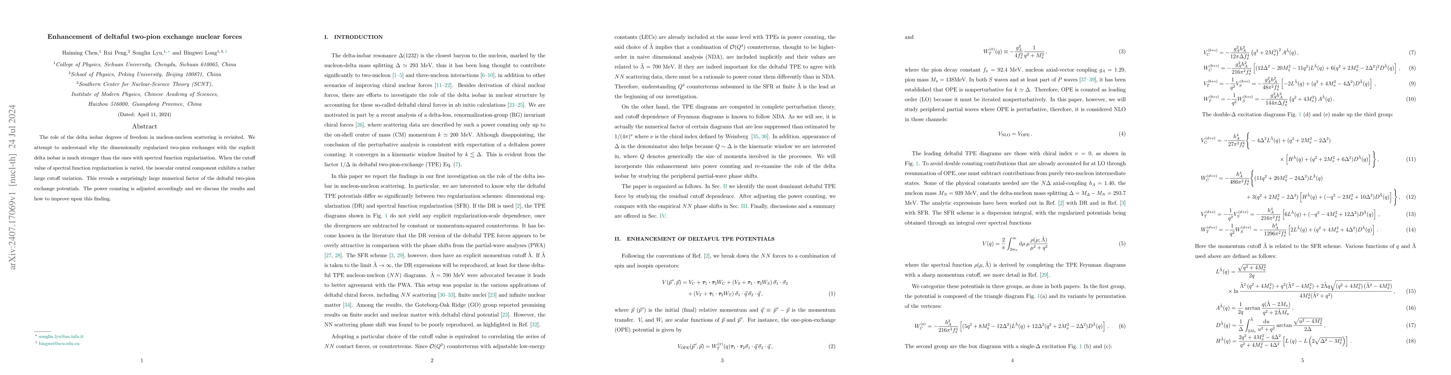 Thumbnail for Enhancement of deltaful two-pion exchange nuclear forces